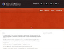 Tablet Screenshot of followjesusministries.org
